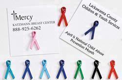 Standard Loop Awareness Ribbon Lapel Pin