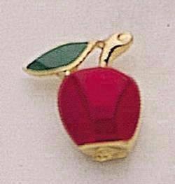 Apple (red with green leaf)