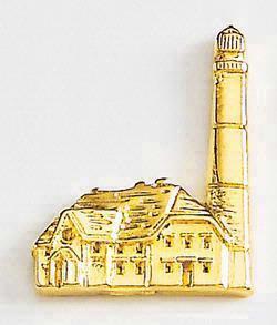 Lighthouse with Bldg (2 posts)