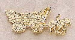 Covered Wagon with Horses