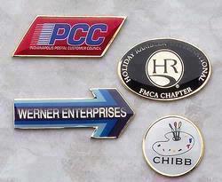 Silk Screened Lapel Pins