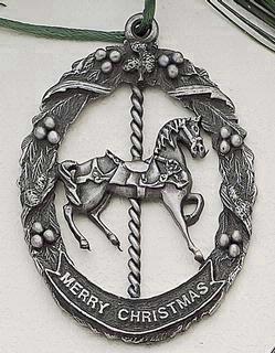 Carousel Horse Marken Design Cast Ornament