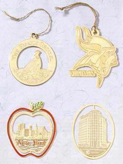 Etched Brass Ornament - Up to 8 Square Inches