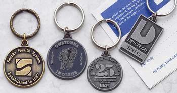 Die Cast Zinc Key Tags