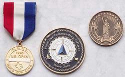 Die Struck Brass Coins & Medallions