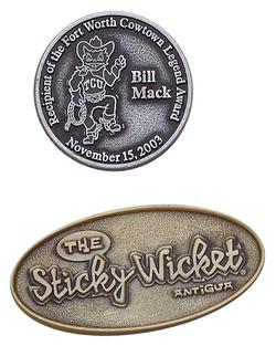 Mold Cast Zinc Coins & Medallions
