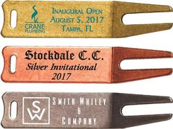 Putter Rest Angled Divot Tool