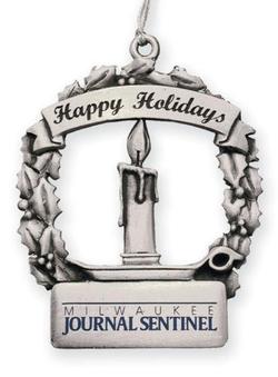 Candle Superb Design Cast Ornament