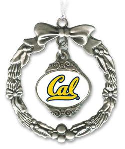 Wreath with Digital Emblem Dangle Superb Design Cast Ornament