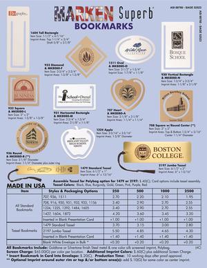 Marken / Superb Case Bookmarks